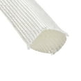 thumbnail image 4 of Protectores de cable de aislamiento de manga de fibra de vidrio de alta temperatura Uxcell 9.8 pies 20 mm / 0.79" blanco, 4 of 4