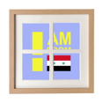thumbnail image 1 of I Am From Asia Art Deco Fashion Frame Wall Tabletop Display 4 Openings Picture, 1 of 3