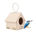 thumbnail image 4 of Casa Para Pájaros De Madera Con Percha, Duradera Para Colgar En El Exterior, Cómoda A Prueba De Humedad Para Alféizar De Ventana Para Pájaros, 4 of 7
