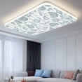 thumbnail image 2 of Boho Teal Green Floral Magnetic Fluorescent Light Covers for Ceiling Lights 2x4Ft,Vintage Farmhouse Paisley Leaf Office Classroom Kitchen Drop Ceiling Light Covers Lighting Filters Shade Panel 3Packs, 2 of 9