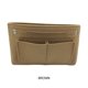 thumbnail image 4 of Sonducket La caja fuerte de los cosméticos del bolso del parte movible del fieltro del viaje-amigable en va el bolso interno del cosmético de Bolsas de mensajero y de hombro Café, 4 of 6