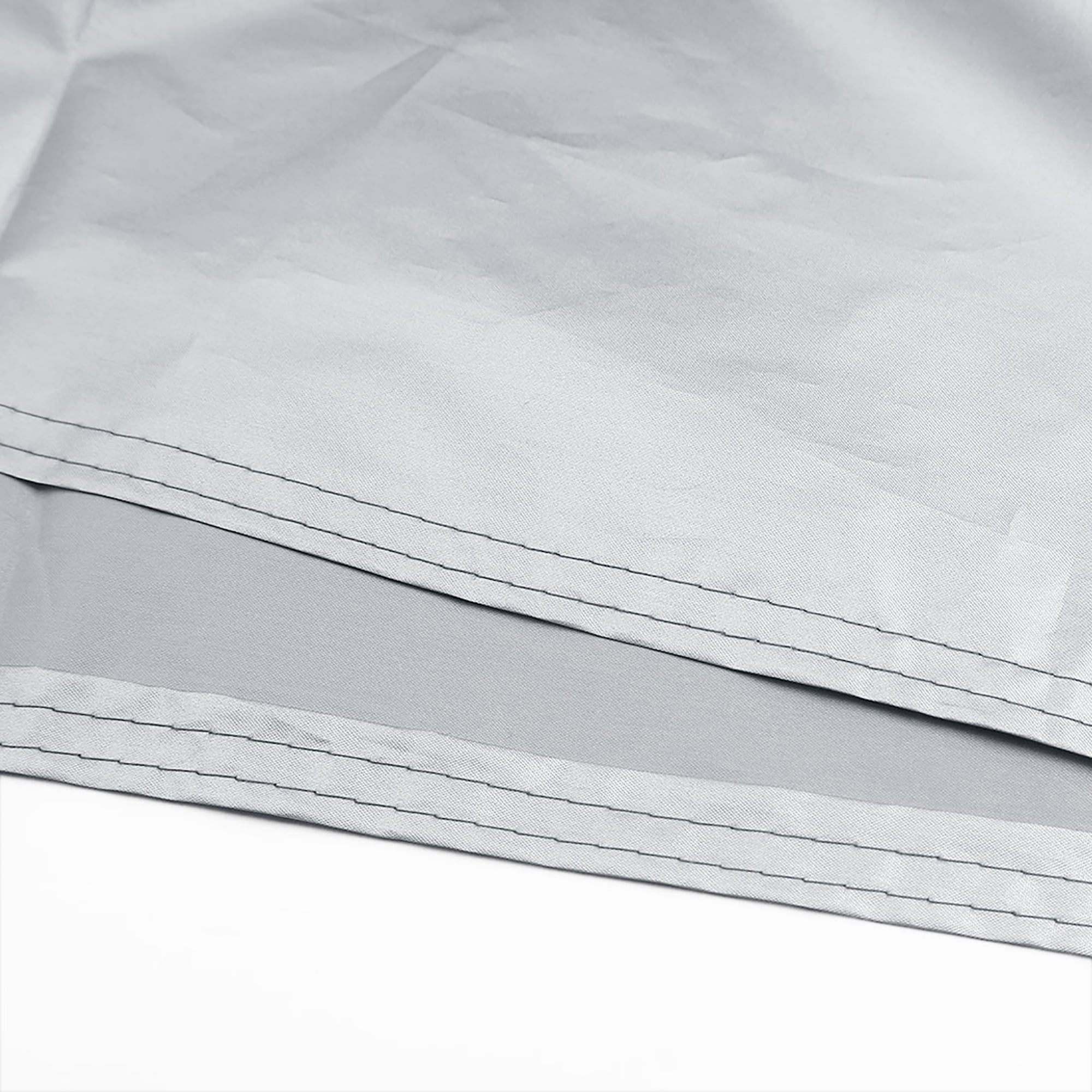 Unique Bargains XXL 190T Motorcycle Cover Outdoor Waterproof UV Protector, Silver&Black