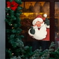 thumbnail image 5 of Santa Claus Window Clings,Christmas Window Clings Decorations,Christmas Santa Claus Window Cling Stickers for Glass, Xmas Decals Decorations Holiday Snowflake Santa Claus Reindeer Decals for Party, 5 of 7