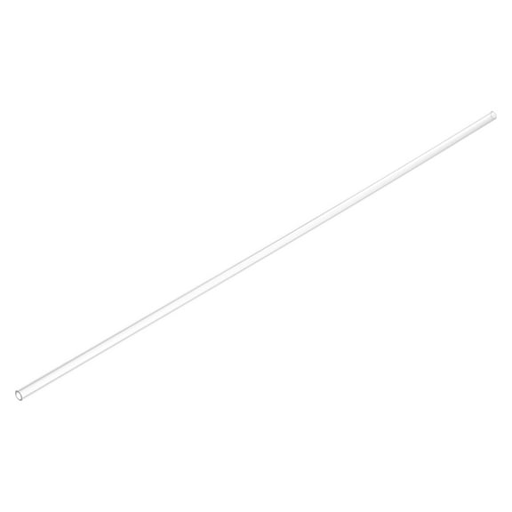 Uxcell Clear Rigid Tubing 3mm(1/8") x 5mm(3/16") x 1Ft Length Round Plastic Polycarbonate Tube
