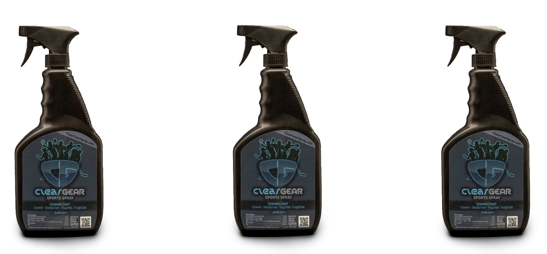 Clear Gear Disinfectant Sports Spray Virucidal Fungicidal Deodorizer