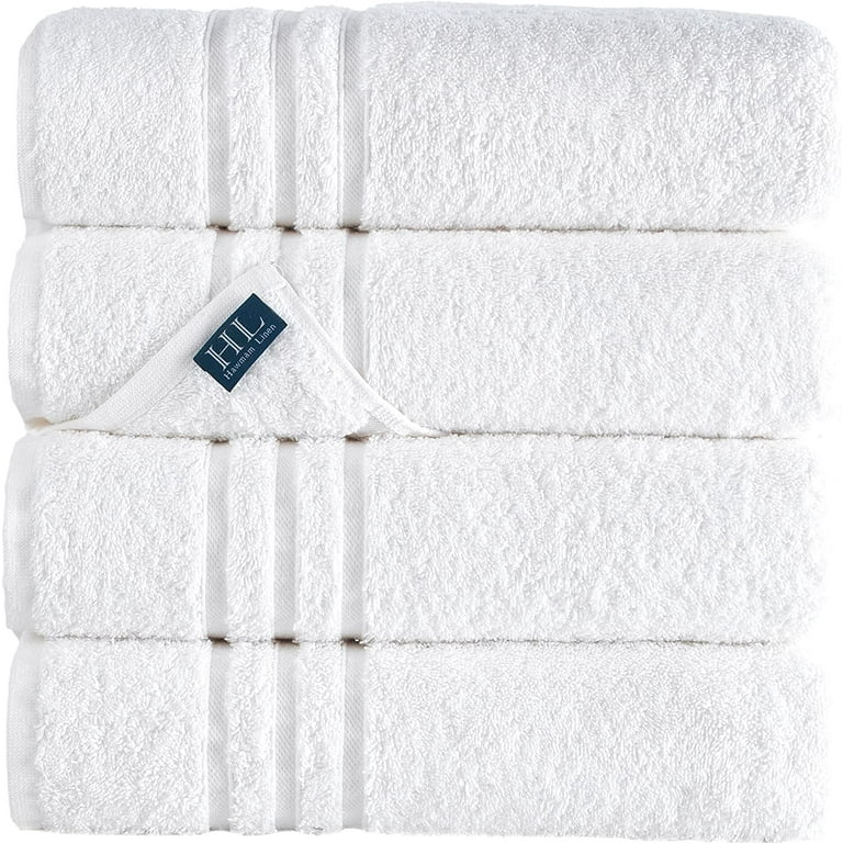 LANE LINEN 4Pc Bath Towels for Bathroom Set - 100% Cotton Bathroom Towels,  Ultra Soft, Quick Dry, Highly Absorbent Premium Spa Quality Bath Towel Set