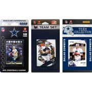 C&I Collectibles NFL Dallas Cowboys 3 Different Licensed Trading Card Team Sets O/S