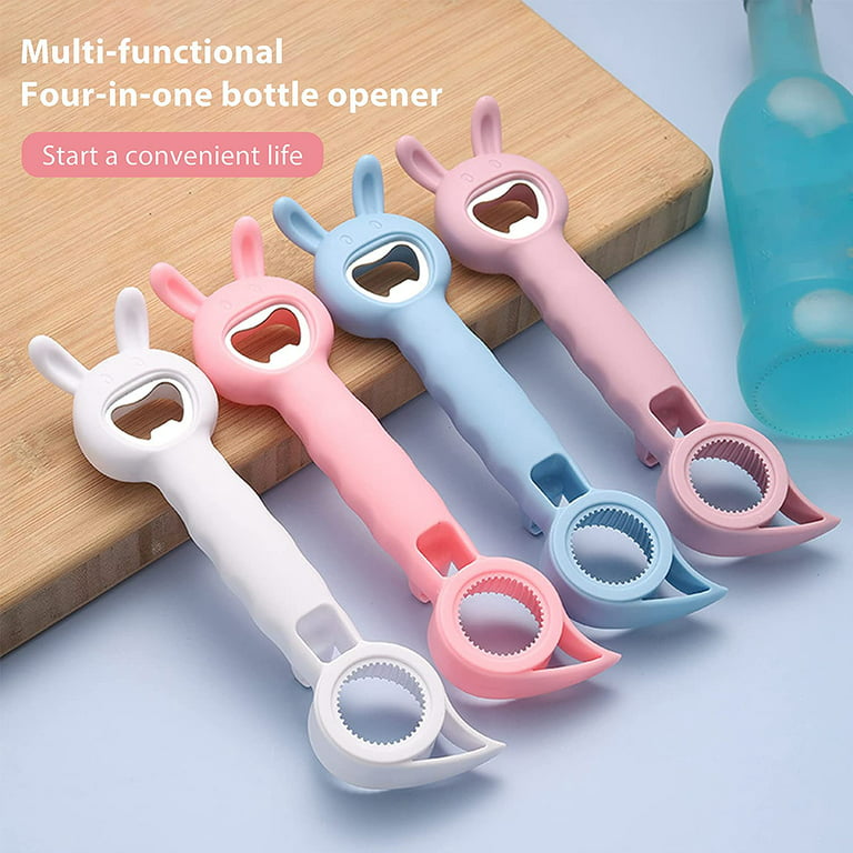 Jar Opener, 5 in 1 Multi Function Can Opener Bottle Kit to Protect Nail Use for Children, Elderly and Arthritis Sufferers Jar - Walmart.com
