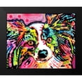 thumbnail image 2 of Dean Russo Collection 18x15 Black Modern Framed Museum Art Print Titled - Papillon 9149, 2 of 5
