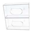 thumbnail image 2 of DimyFew 1 Piece Glove Dispenser Box Disposables Glove Box Holder Organizer Wall Mounted PETG Container Transparent Storage Suitable for Laboratory Kitchen Cle 2 Pieces, 2 of 8