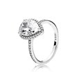 thumbnail image 1 of New 925 Sterling Silver Rings Stackable Infinite Heart Flower Crown For Women Original Silver 925 Wedding Ring Jewelry Gift R0013 9, 1 of 6