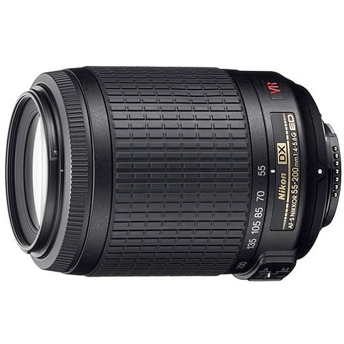 Nikon Nikkor AF-S 55-300mm f/4.5-5.6 ED VR High Power Zoom Lens, DX