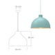 thumbnail image 2 of Ilios Innova | Paquete de 3 lámparas de techo colgantes decorativas estilo nórdico retro de 36 cm para habitaciones y salas de estar, 2 of 9