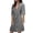 Grey, variant on CQXIDFH Under $10 Robes for Women Short Sleeve Linen Bathrobe Solid Color Lightweight Pajama Robe for Summer Home Wear Cozy Sleepwear Loungewear 2026