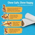 thumbnail image 6 of Fetcheroni Stuffed Dog Bone - Dog Treat Filled with Flavor for Your Dog - Great for Dog Treat or Training - Long Lasting Dog Chew. (5 to 6 inches, Bacon and Cheese Flavored), 6 of 7