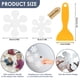 thumbnail image 5 of Matsuzay Manténgase seguro de goma con resistencia antideslizante de las pisadas de ducha de seguridad de flores alta para un baño seguro Juegos de accesorios de baño, 5 of 6