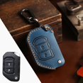 thumbnail image 1 of Car Key Fob Cover Case Protector For Jeep Wrangler Sahara Rubicon Car Key Case Fob Cover Leather, 1 of 24