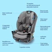Graco SlimFit LX 3-in-1 Car Seat, Shaw, Grey