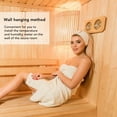 thumbnail image 3 of Termómetro e higrómetro de sauna ANGGREK de Madera 2 en 1, 3 of 7