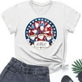thumbnail image 5 of Independence Day Patriotic T-Shirts for Womens 4Th Of July Summer Tops American Flag Printed Tee Shirts Crew Neck Tees Short Sleeve Tops Lounge Breathable Tunic Blouses Going Out Clothes 2025, 5 of 5