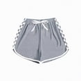thumbnail image 4 of NOLDARES Kid Toddler Girl Clothes Summer Ruffle Sleeve Figure Graphic Shirt + Shorts Summer Outfits Set(Grey,7-8 Years), 4 of 6