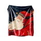 thumbnail image 2 of Christmas Print Blanket Comfortable And Soft Flannel Blanket Merry Christmas Blanket Suitable For Bedroom Sofa Christmas Decoration 130X100cm, 2 of 7