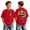 #01 Red, variant on Boys Graphic Tees Under $10 Short Sleeve Shirts Casual Back to School Playwear Funny Cool #01 Red 12-13 Years