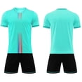 thumbnail image 2 of NAISIBABY Boys Shorts Sets 2-Piece, Performance T-Shirt and Shorts Quick Dry Breathable Basketball Running Athletic Outfits Green Size 6, 2 of 4