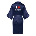 thumbnail image 4 of TIMIFIS Couples Silk Robe Sets Hotel Spa Robes Bride and Groom Robe Bridal Party Robes 1Pcs pring/Summer, 4 of 5