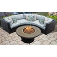 thumbnail image 3 of TK Classics Barbados 04E Wicker 4 Piece Fire Pit Patio Set, 3 of 4