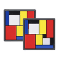 thumbnail image 2 of 2026 New 88-Level Logic Puzzle Brain Teaser Game - 4 Difficulty Levels, Portable Educational Thinking Game for Adults, Single Player Mind Challenge 2pc, 2 of 7