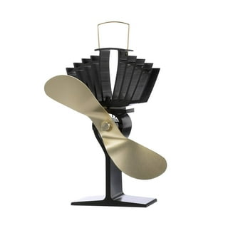 Ecofan® UltrAir, Classic Styled, Heat Powered Wood Stove Fan, 125 CFM,  810CABBX, Mid-Sized, 7.9 Blade, Gold