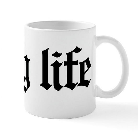 CafePress - Thug Life, Gangster, Baby, G, Thug, Mug - 11 oz Ceramic Mug - Novelty Coffee Tea Cup