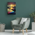 thumbnail image 3 of Canvas Wall Art - Ray Heere 'Dutch Cityview Harbour Of Hoorn 1' Wall Art for Living Room, Bedroom, or Office Décor by Trademark Fine Art - 12 x 19 Inches, 3 of 4