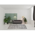 thumbnail image 4 of 7' X 10' Gray Taupe And Silver Abstract Stain Resistant Area Rug, 4 of 5