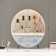 Makeup Storage Box Cosmetic Organizer Dust Proof Display Cases For Bathroom Vanity Countertop New