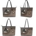 thumbnail image 3 of ZUXONGSY Black Cat Daisy Flower Print Handbag and Wallet Set Womens Purse and Wallet Set Lightweight Hobo Satchels Top Handle Tote Bag with Matching Clutch Purse, 3 of 4