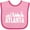 Pink and Red, variant on Inktastic Atlanta Skyline Grunge Boys or Girls Baby Bib