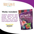 thumbnail image 5 of Superfood Berries Powder Dietary Supplement for Immune Support 150 g by NextGenU, 5 of 8