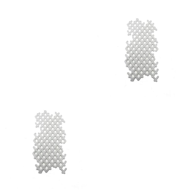Youkk Workmanship Blade Punch Stencils Dies For Precise Cutting And Easy To . Sides Are Smooth And Free silvery 2Set
