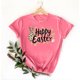 thumbnail image 3 of Mujeres Manga Corta de Verano Tops Pascua Impresa Cuello Redondo, Blusa de Moda Casual para la Primavera, 3 of 5