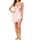 thumbnail image 2 of INSPIRE CHIC Vestidos de salón para mujeres, camisones de satén, vestido de noche con cuello en V, tirantes de espagueti, pijamas, vestido de noche XL Rosa, 2 of 7