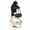 White, variant on Solar-Powered Crow Skull Resin Figurine, Spooky Halloween Decor for Desktop Indoor Garden Outdoor Holiday Gift(White)