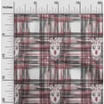 thumbnail image 1 of oneOone Viscose Chiffon Fabric Swirl & Check Ikat Print Sewing Fabric BTY 42 Inch Wide, 1 of 4