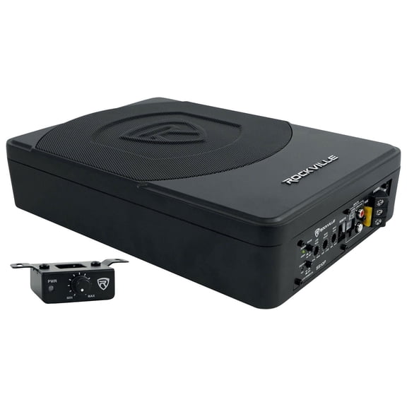Subwoofer para coche Rockville SS10P 10 800 W Slim para debajo del asiento