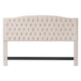 thumbnail image 3 of Elle Decor Celeste Queen Size Headboard Blush Pink Velvet, 3 of 6