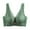 Green womens tops, variant on Dianli Bras for Women Solid Casual Loose Fashion Comfy Women's Plus Size Bra,Casual Sexy Lace Front Button Shaping Cup Shoulder Strap Underwire Bra Plus Size Extra-Elastic Wirefree