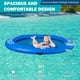 thumbnail image 3 of Hamaca Inflable Acuática COOLWAVE para Fiesta en la Piscina Azul, 3 of 7