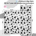 thumbnail image 5 of Cow and Spot White Pattern Teens Toddler Nap Mat with Pillow, Sleeping Mat Bag for Preschool Daycare 59"x22", 5 of 6