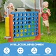 thumbnail image 7 of Nyeekoy Jumbo 4-to-Score Game Set Tailgate for Kids and Adults, Orange + Blue, 7 of 7